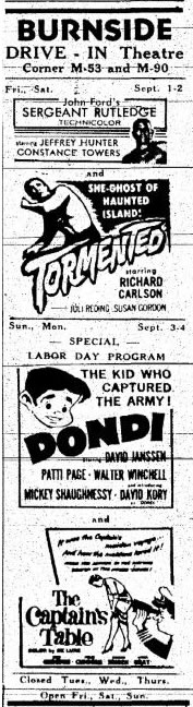 Burnside Drive-In Theatre - May 14 1958 Ad (newer photo)